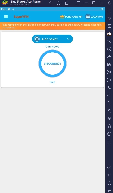SuperVPN — captura de tela 2
